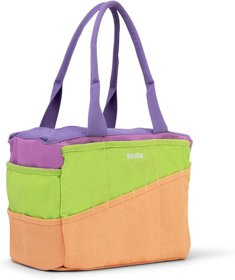 Soolla Studio Bag: Art Supply Storage Organizer & Pottery Tool Bag, Washable Tote, Yarn Bag, Crochet, 30 Pockets, 15+ Colors (Sarah Anderson) - Image 2